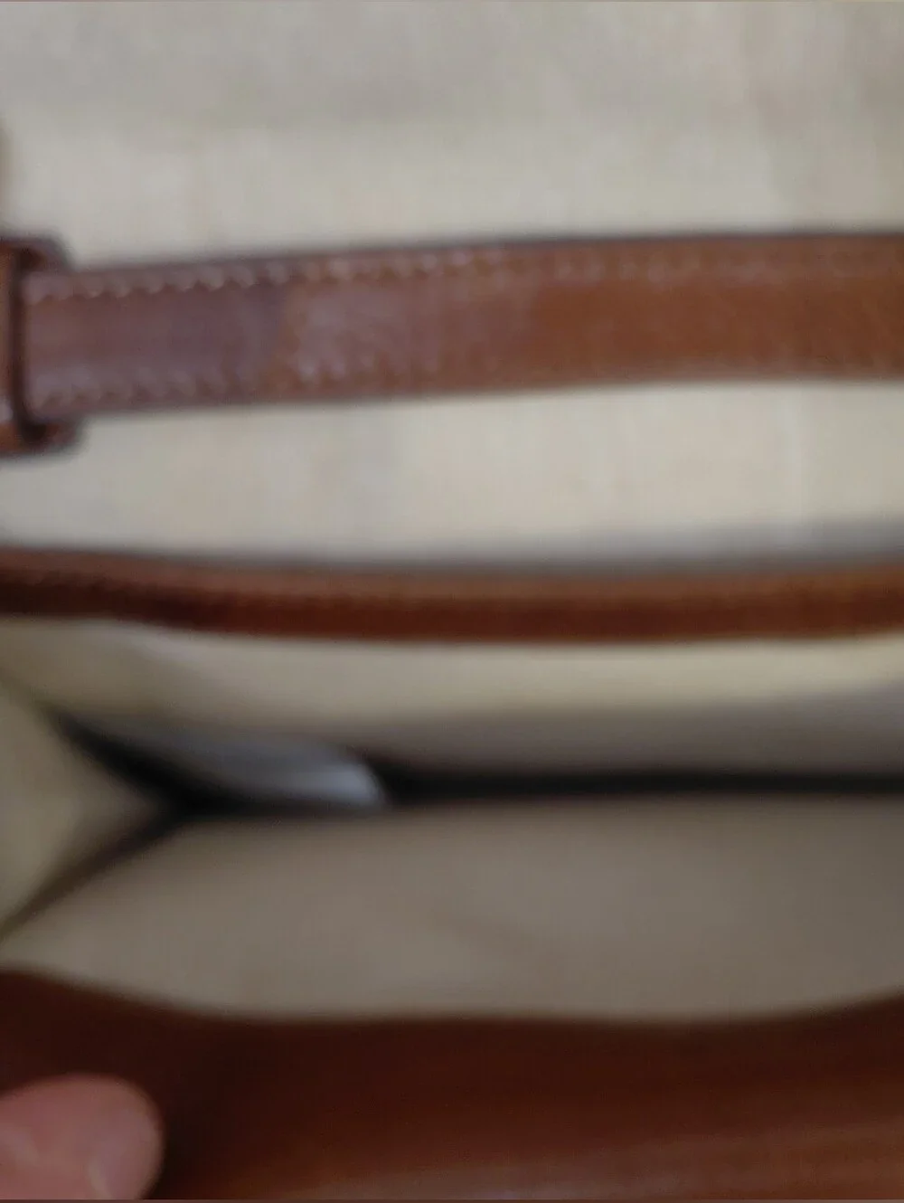 Lucky Brand Chestnut Brown Leather Studded Crossbody Purse